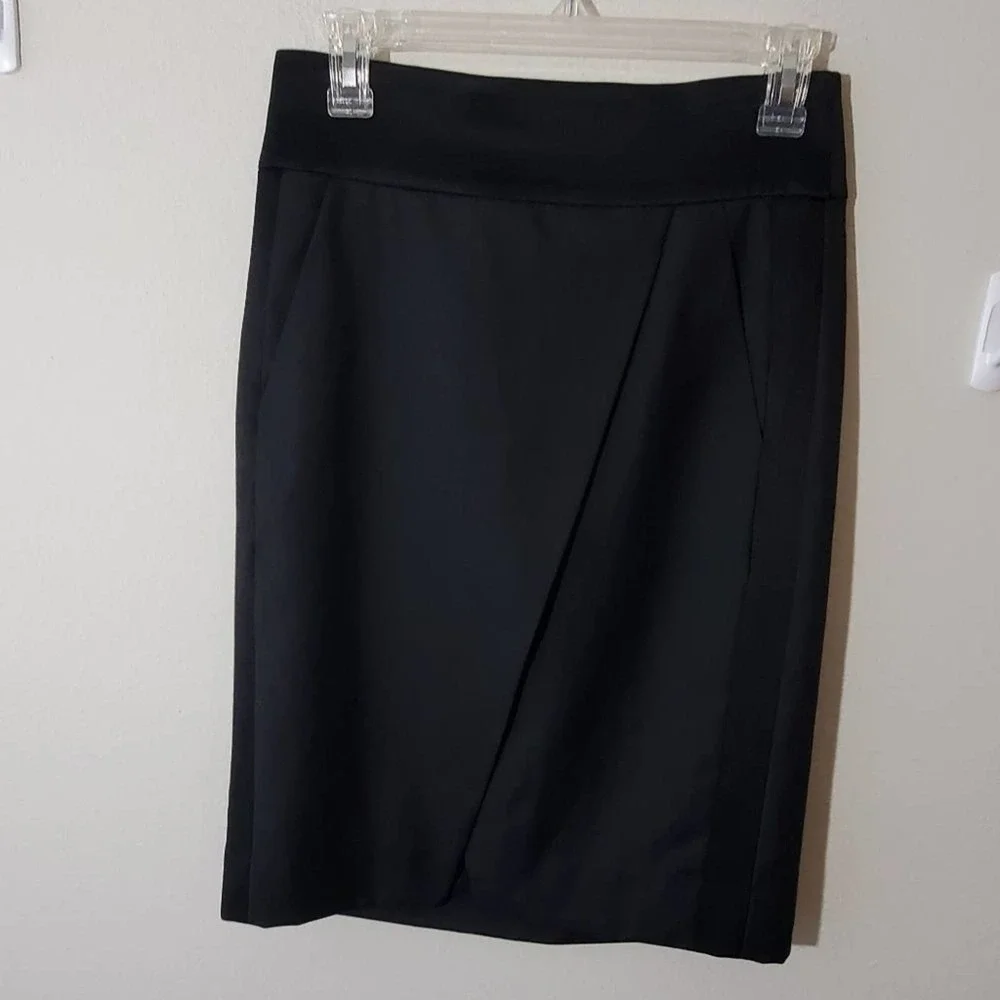 J. Crew faux‎ wrap mini pencil skirt size 2